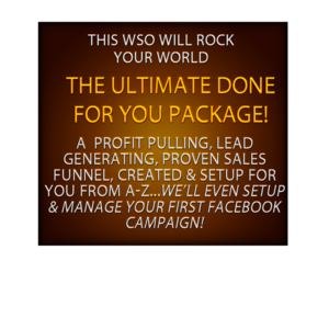 The Ultimate Done For You Package! First Come FIrst Serve. Massive Discount For FIrst 10 Buyers Thumbnail
